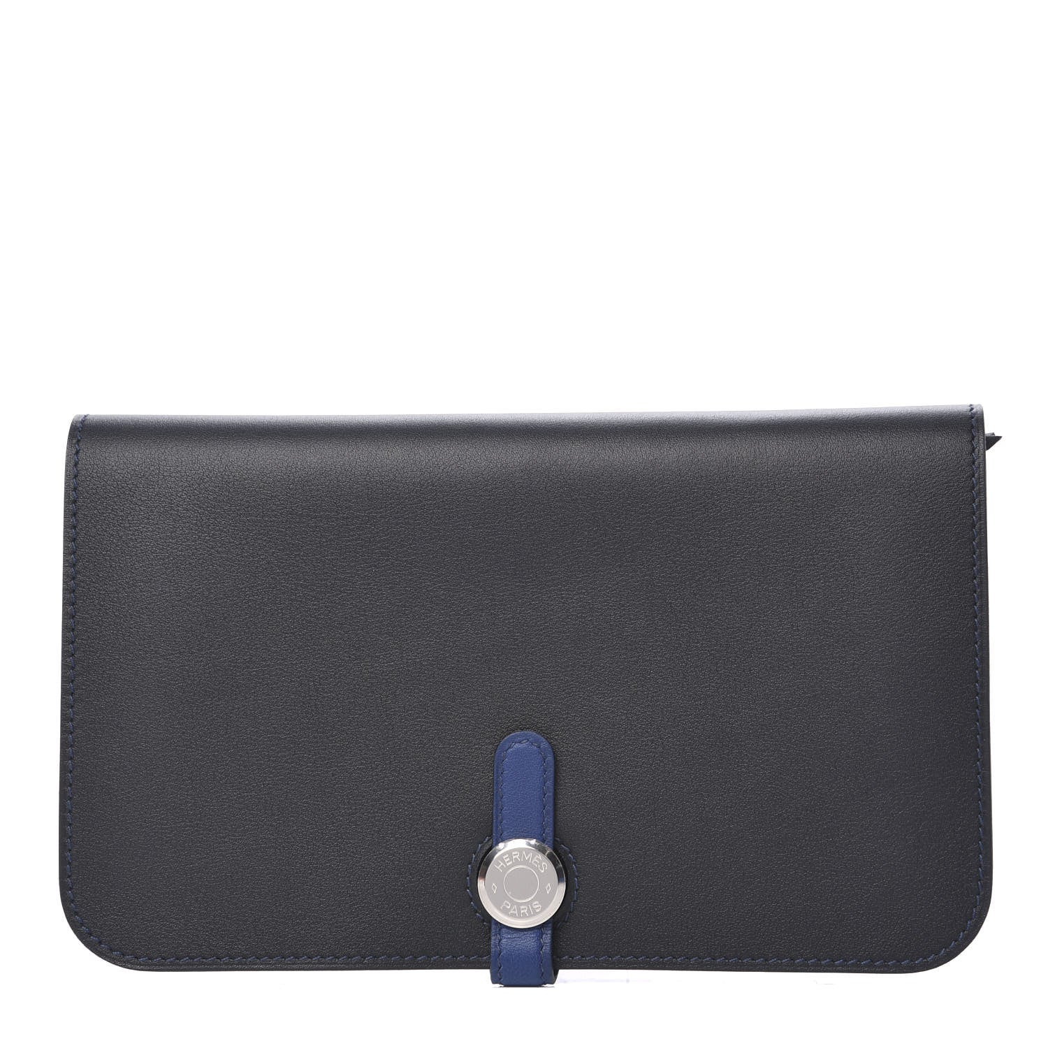Hermes Swift Dogon Duo Wallet Black 1 of 9