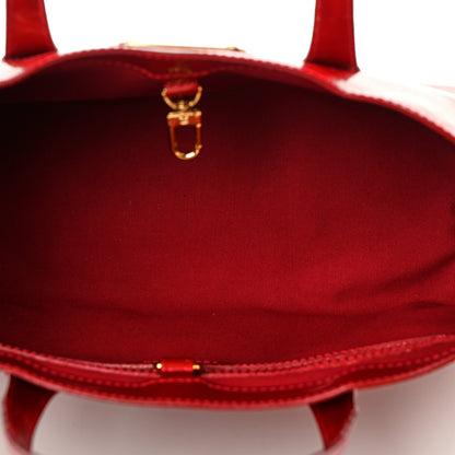 Louis Vuitton Vernis Wilshire PM Pomme D'Amour 5 of 9