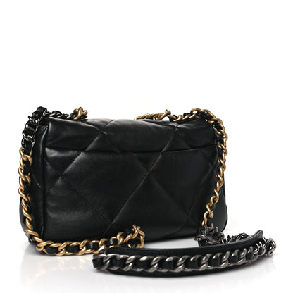 Chanel Lambskin Quilted Medium Chanel 19 Flap Black 3 of 10