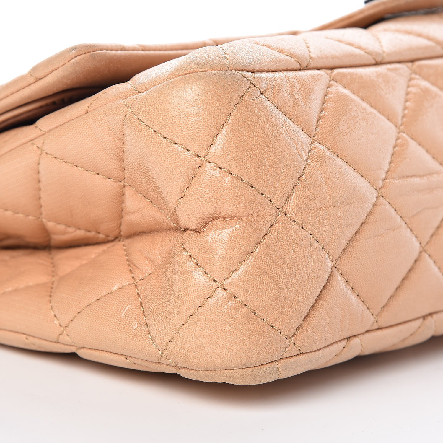 Chanel Iridescent Calfskin Quilted 2.55 Reissue 227 Flap Beige 18 of 25