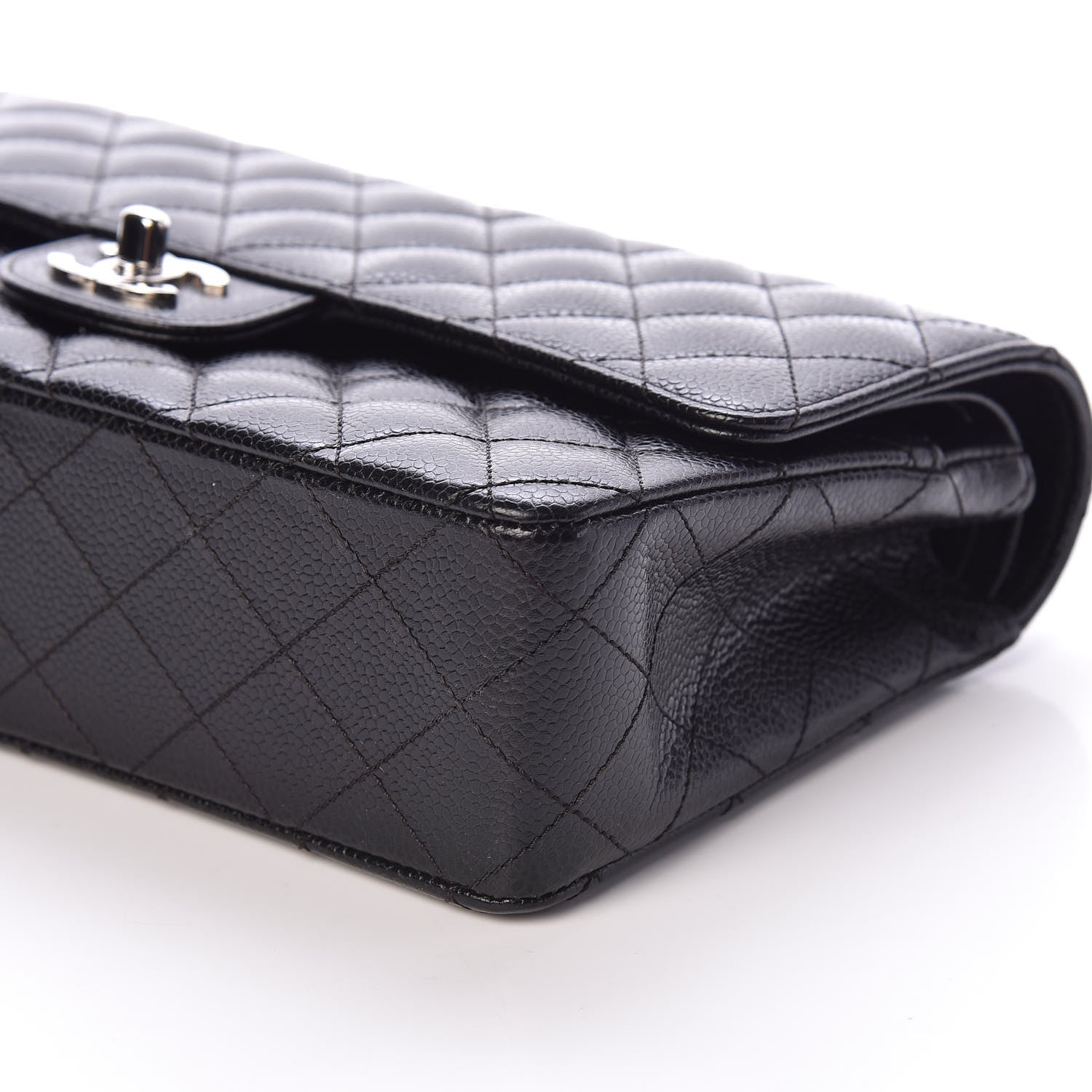 Chanel Caviar Quilted Medium Double Flap Black 6 of 9