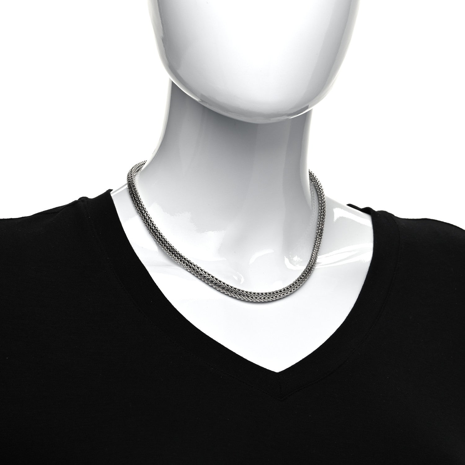 John Hardy Sterling Silver 6.5mm Classic Chain Necklace 2 of 5