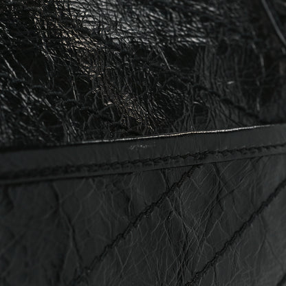Saint Laurent Crinkled Calfskin Matelasse Monogram Large Niki Chain Satchel Black 9 of 9