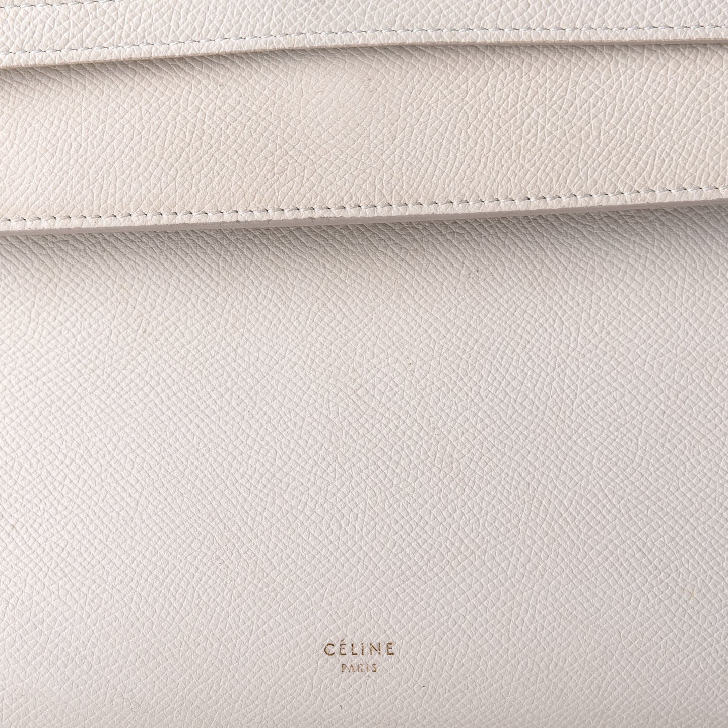 Grained Calfskin Mini Belt Bag White