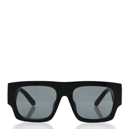 Louis Vuitton Acetate LV Link Square Sunglasses Z1478E Black 2 of 7