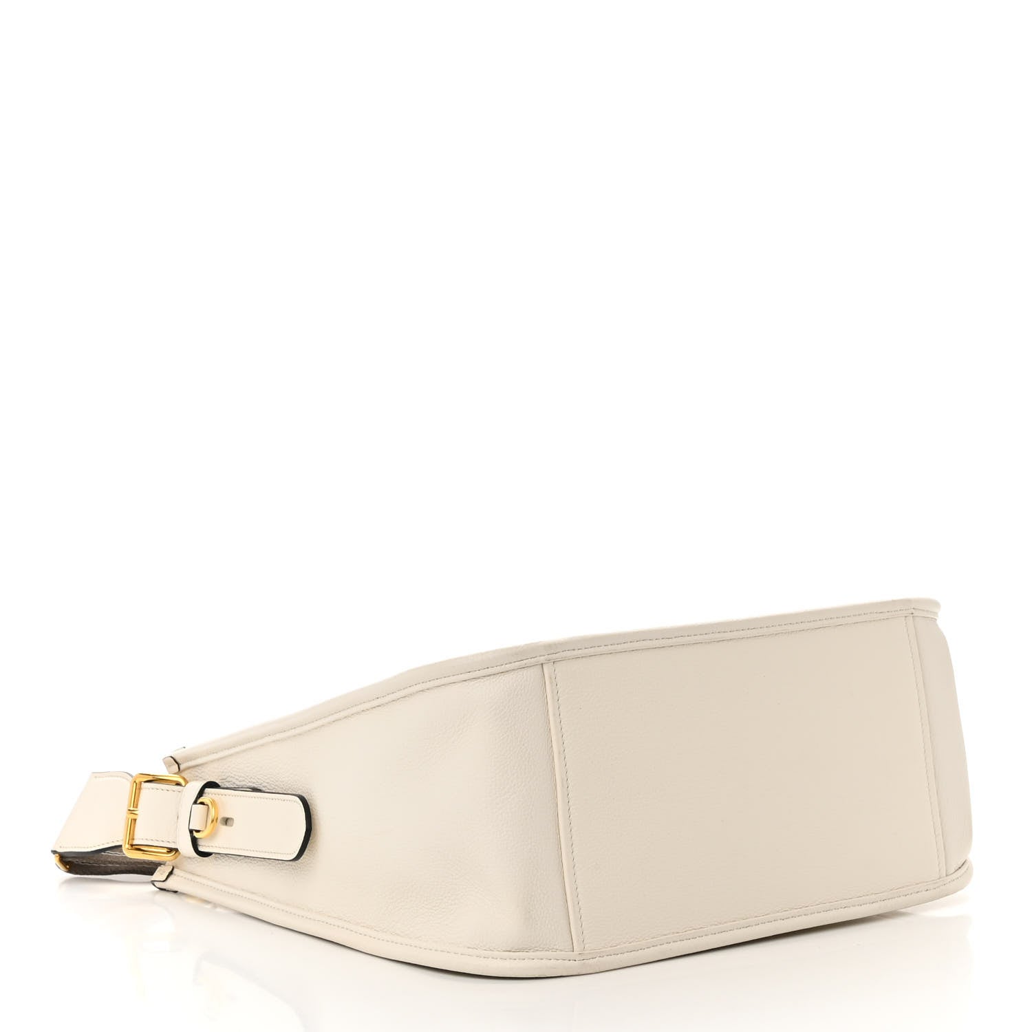 Prada Vitello Daino Hobo Messenger Bag White 4 of 15
