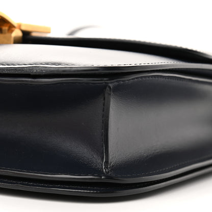 Celine Box Calfskin Medium Classic Box Flap Bag Navy 10 of 10
