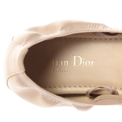 Christian Dior Micro Resille Academy Ballerina Flats 38 Nude 8 of 10