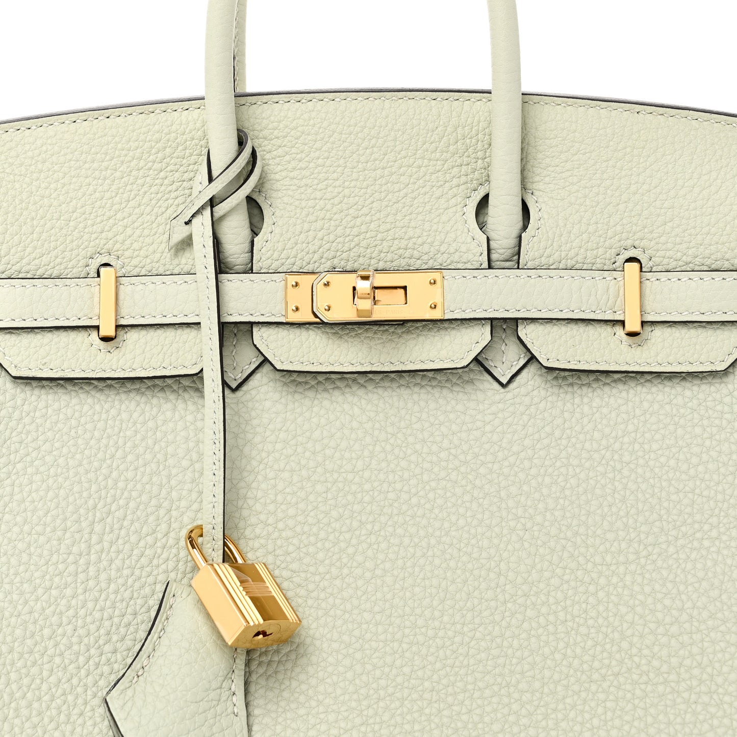Togo Birkin 25 Gris Neve