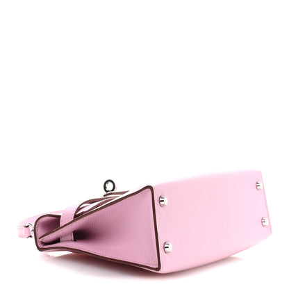 Hermes Epsom Mini Kelly Sellier 20 Mauve Sylvestre 4 of 11
