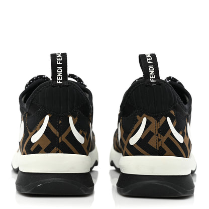 Fendi Technical Mesh Lycra FFreedom Patchwork Sneakers 37.5 Black Tobacco 4 of 11