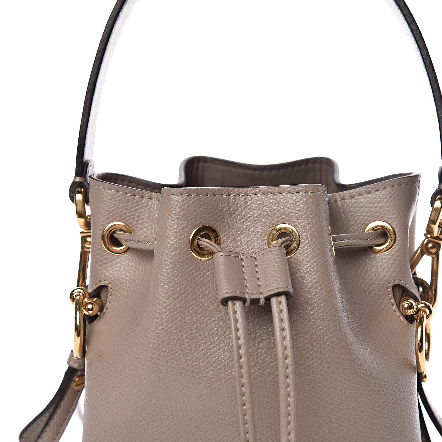 Fendi Vitello Cruise F is Fendi Mini Mon Tresor Bucket Bag Tortora 9 of 14