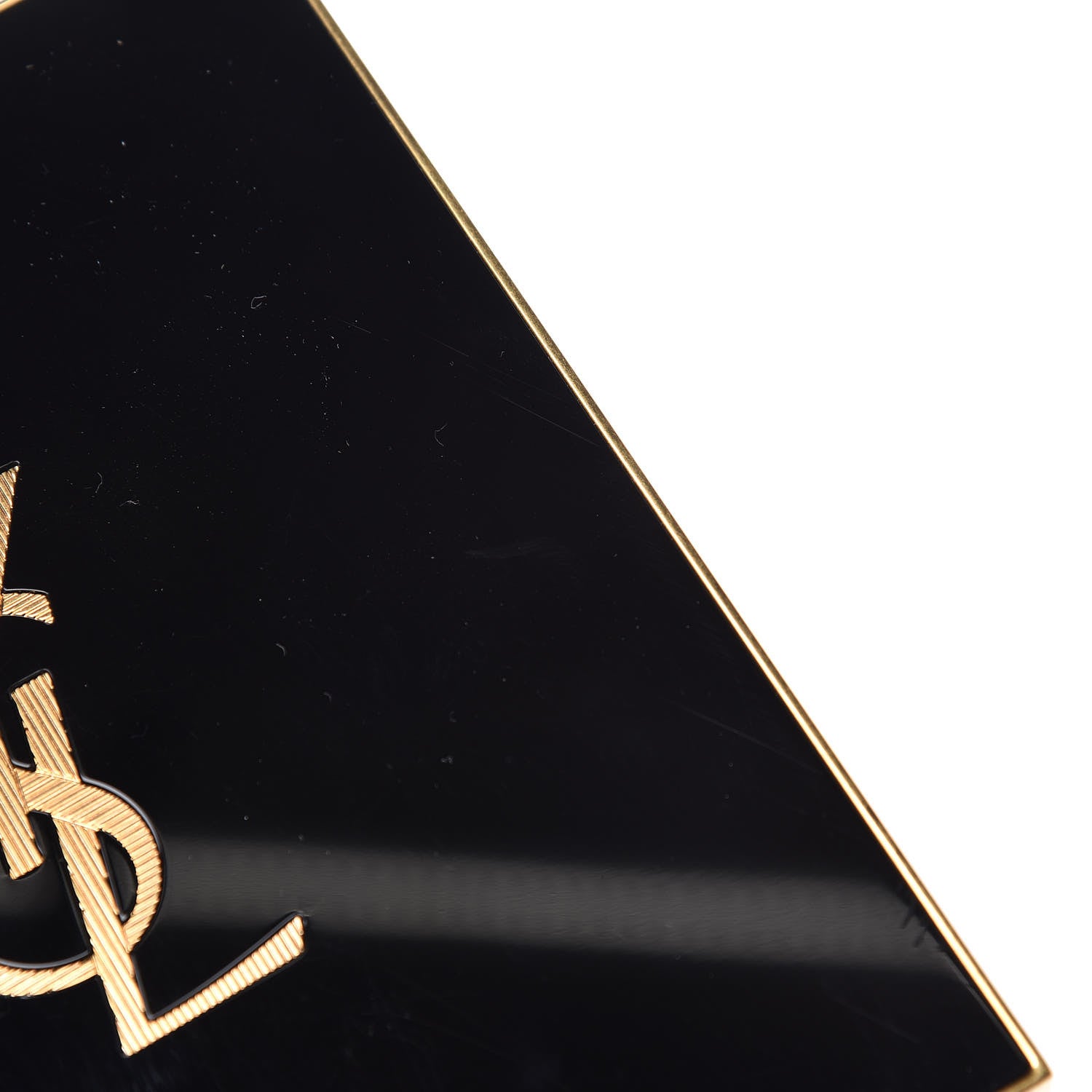 Saint Laurent Plexiglass Minaudiere Tuxedo Box Clutch Black 12 of 14