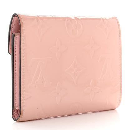 Louis Vuitton Vernis Victorine Wallet Rose Ballerine 3 of 9