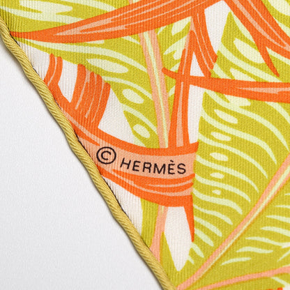Hermes Silk Jaguar Quetzal Scarf 90 4 of 5
