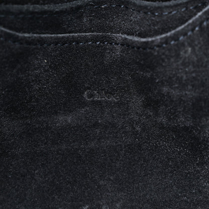Chloe Suede Calfskin Large Mony Tote Midnight 6 of 9