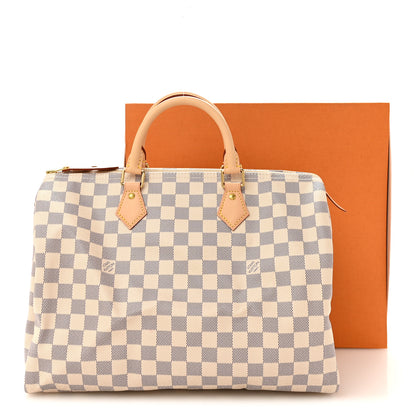 Louis Vuitton Damier Azur Speedy 35 12 of 12