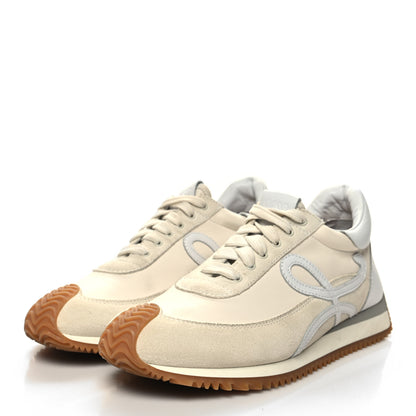 Loewe Fabric Suede Flow Retro Runner Sneakers 38 White 3 of 10