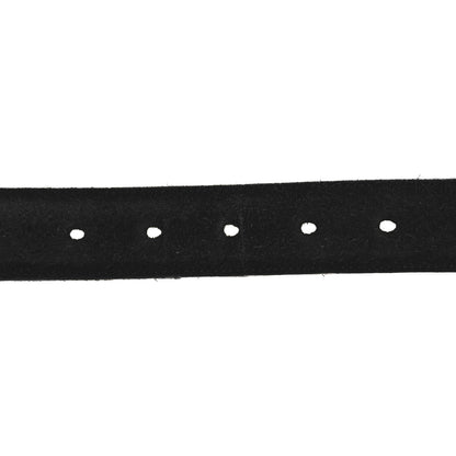 Saint Laurent Suede Monogram Cassandre Belt 75 30 Black 3 of 6