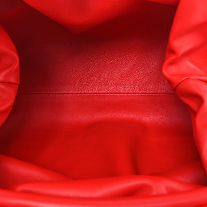 Bottega Veneta Smooth Butter Calf The Pouch Oversized Clutch Bright Red 5 of 11