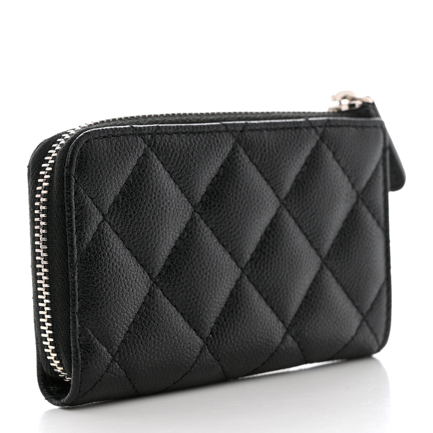 Chanel Caviar Quilted Key Holder Case Black 3 of 8