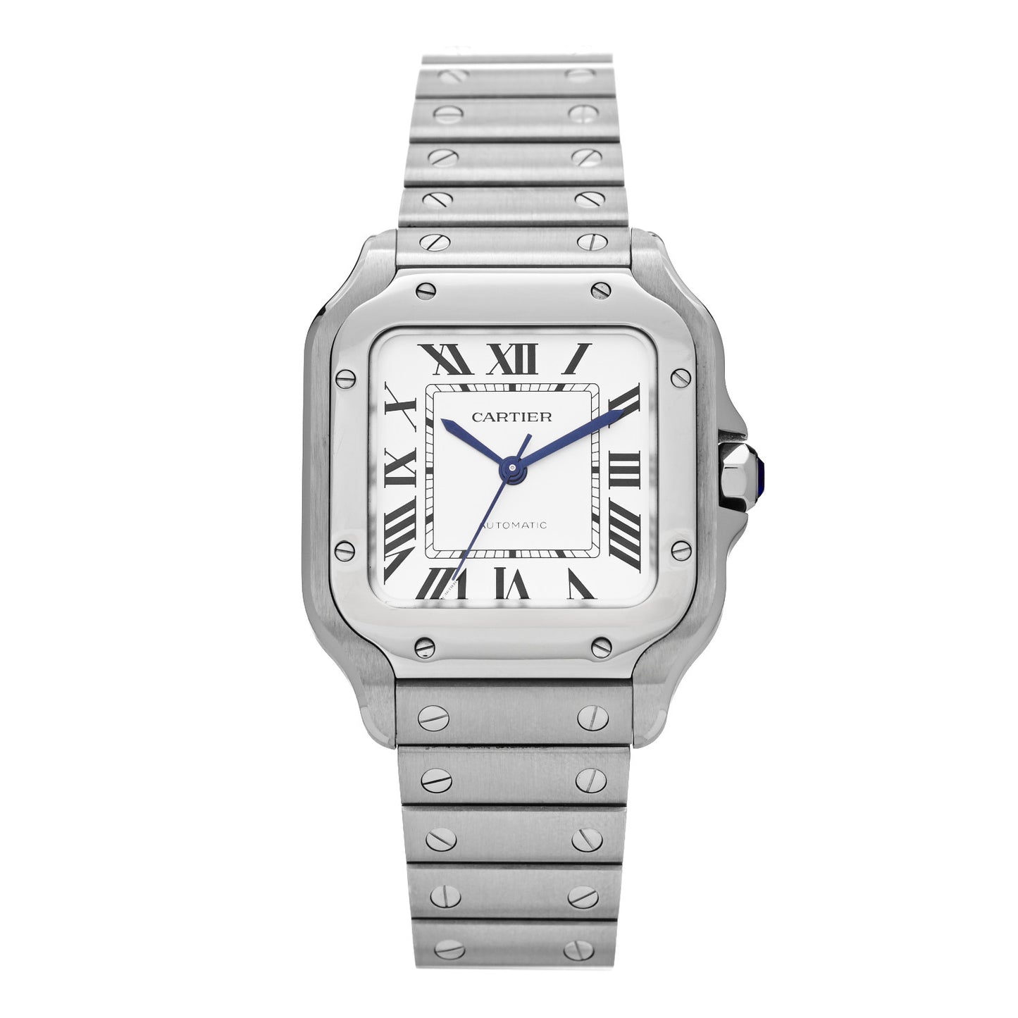 Stainless Steel 35mm Santos de Cartier Automatic Watch