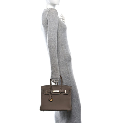 Hermes Togo BIRKIN 30 Etoupe 2 of 11