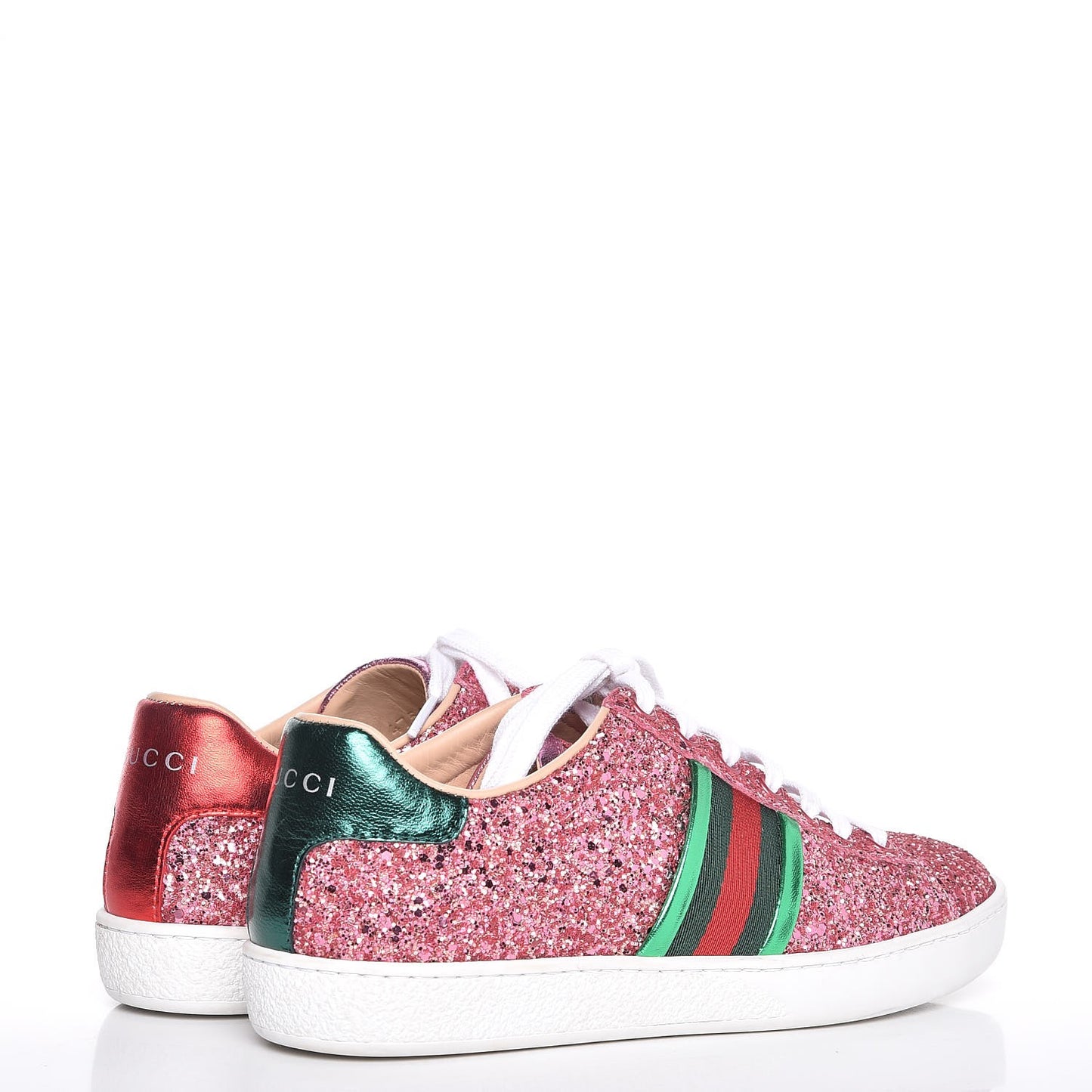 Glitter Web Ace Sneakers 36 Pink