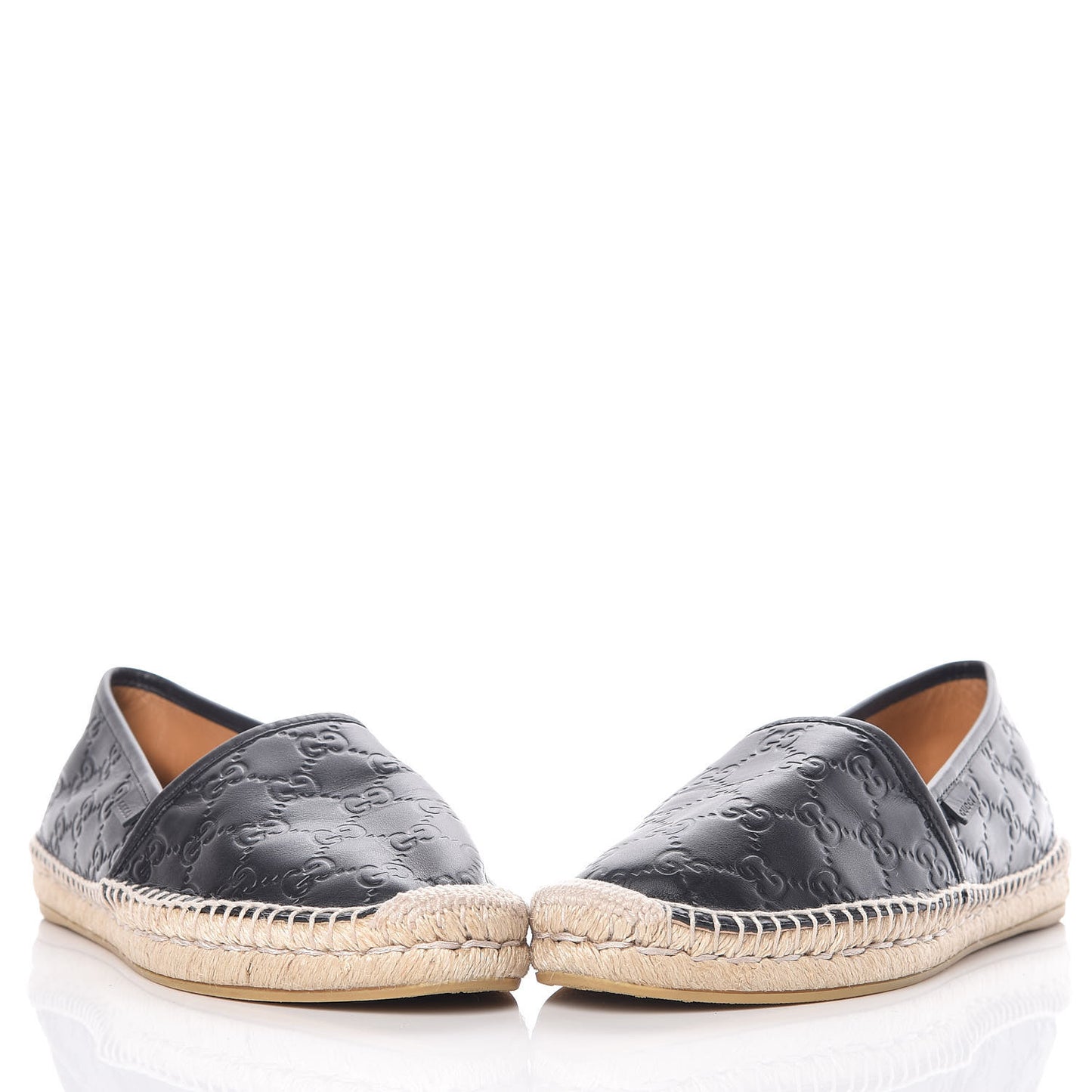 Guccissima Signature Espadrilles 41.5 Black