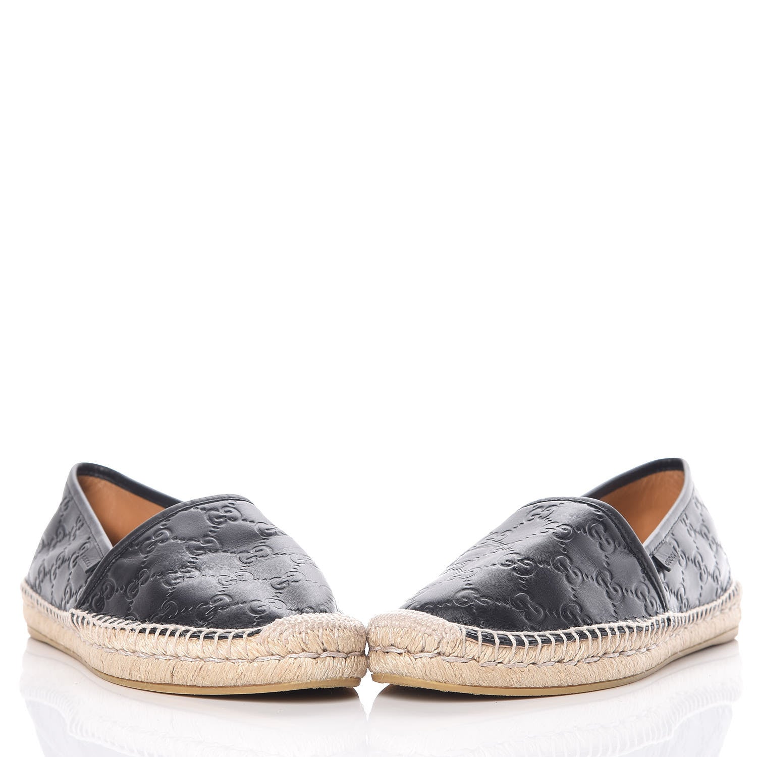 Gucci Guccissima Signature Espadrilles 41.5 Black 5 of 12