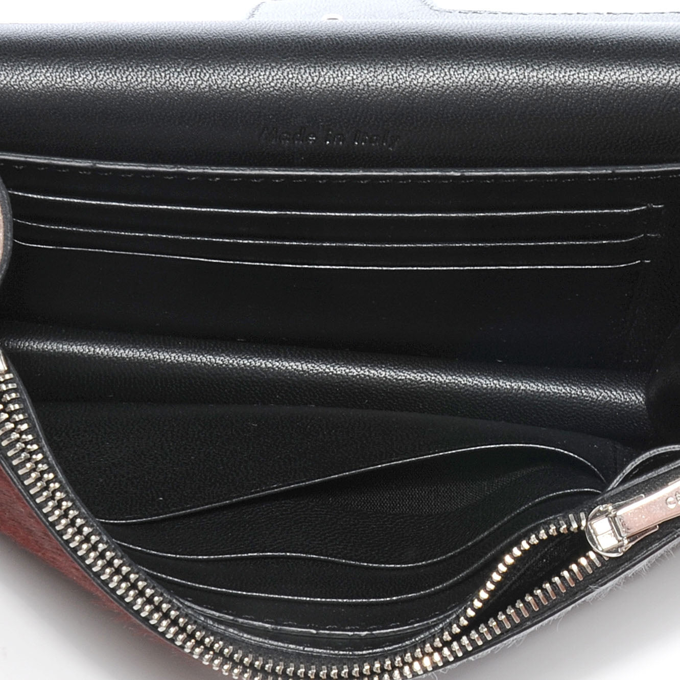 Celine Pony Calfskin Diamond Clutch Wallet Blush 5 of 7