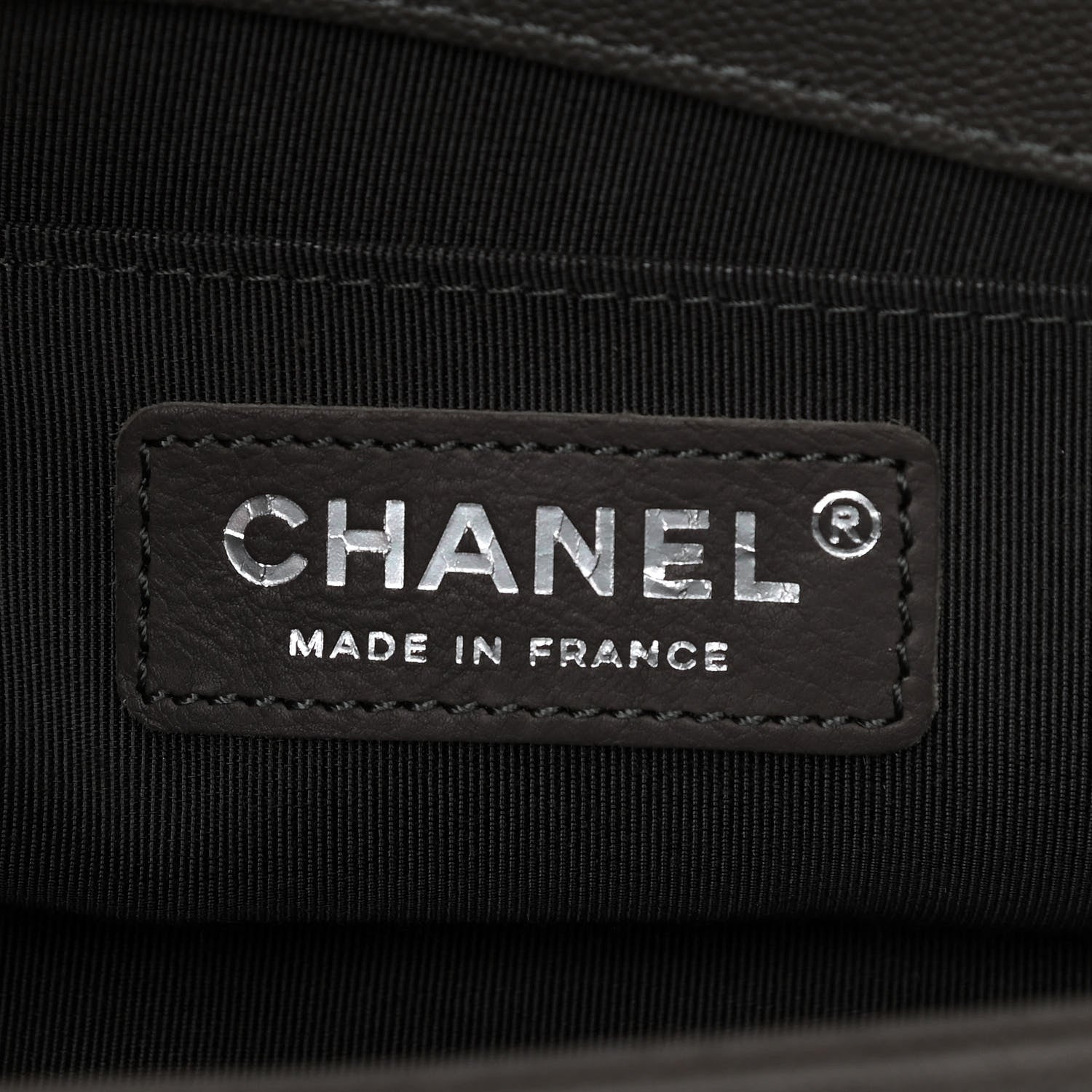 Chanel Caviar Quilted Small Boy Flap Dark Grey 8 of 10