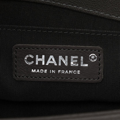 Chanel Caviar Quilted Small Boy Flap Dark Grey 8 of 10