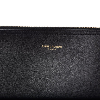 Saint Laurent Calfskin Medium Shopping Tote Black 7 of 12