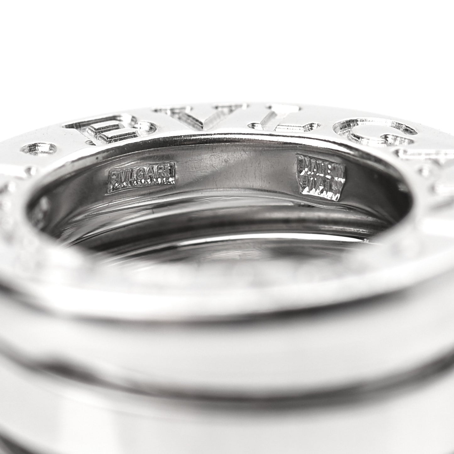 18K White Gold B.Zero1 Pendant