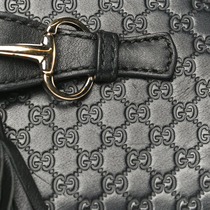 Gucci Microguccissima Mini Emily Shoulder Bag Black 16 of 19