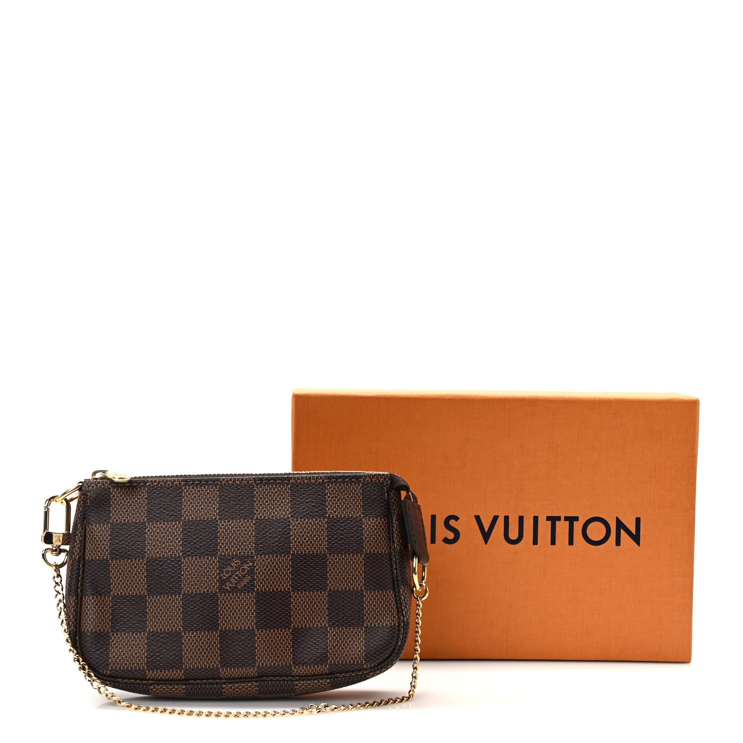 Louis Vuitton Damier Ebene Mini Pochette Accessories 9 of 9