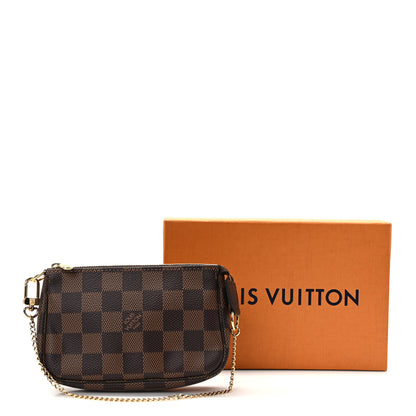 Louis Vuitton Damier Ebene Mini Pochette Accessories 9 of 9
