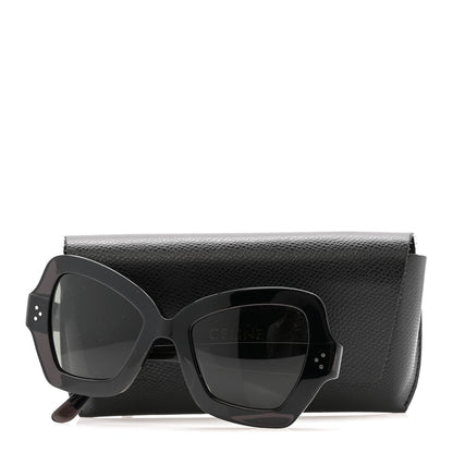 Celine Acetate Butterfly Sunglasses CL 40067I Black 7 of 7