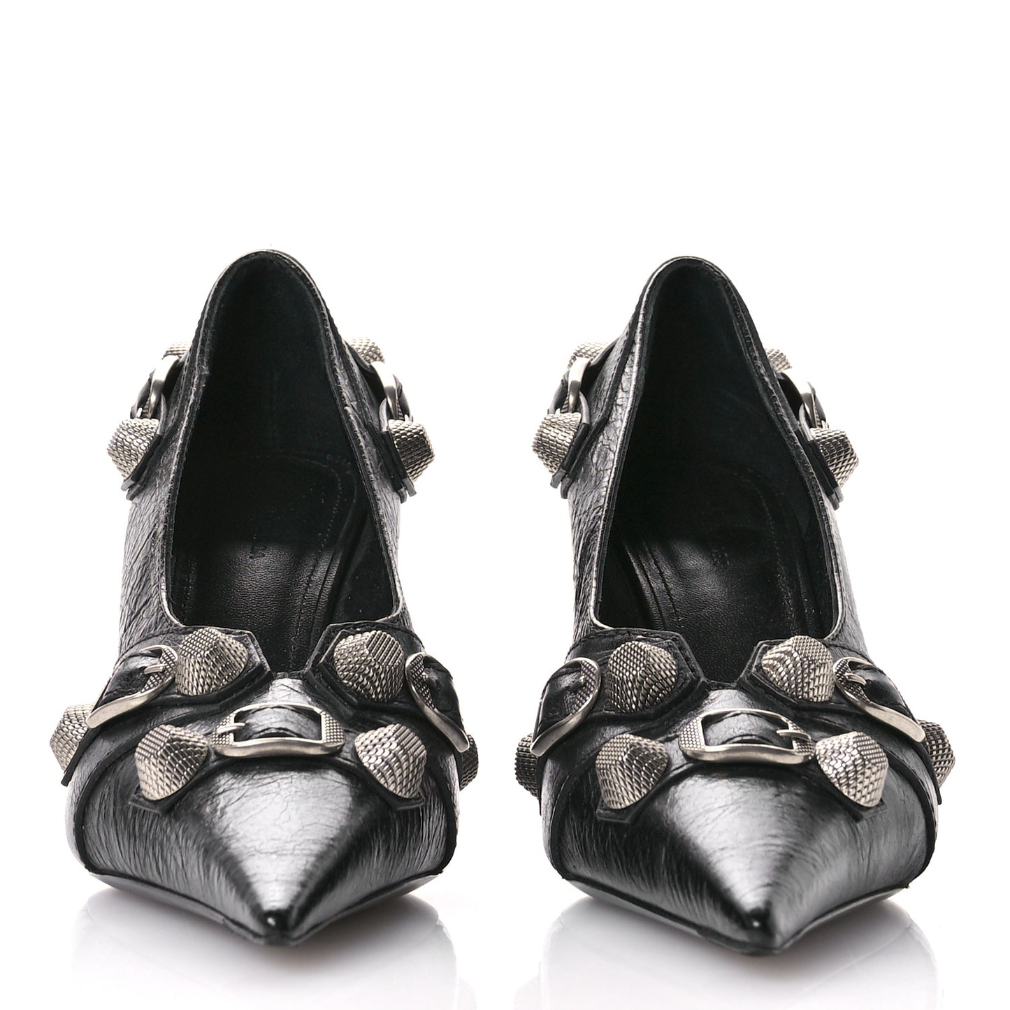 Agneau Arena Cagole 90MM Slingback Pumps 36 Black