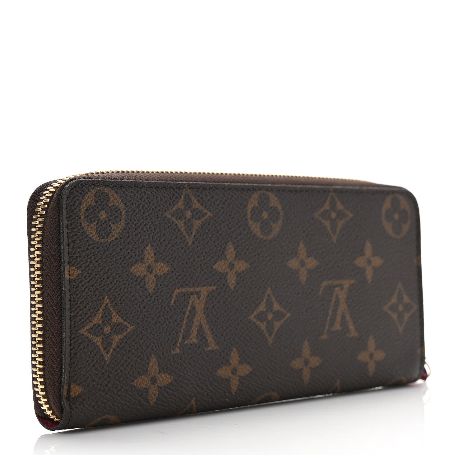 Louis Vuitton Monogram Clemence Wallet Fuchsia 3 of 6