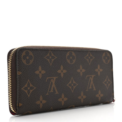 Louis Vuitton Monogram Clemence Wallet Fuchsia 3 of 6