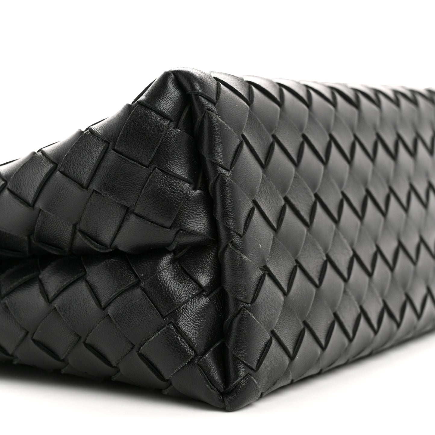 Nappa Intrecciato Small Andiamo Shoulder Bag Black