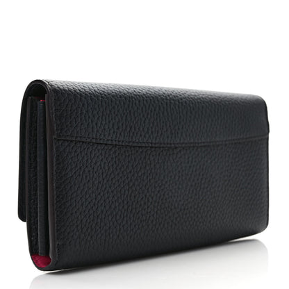 Louis Vuitton Taurillon Capucines Wallet Black 3 of 7