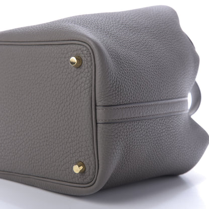 Hermes Taurillon Clemence Picotin Lock 18 PM Etain 7 of 10