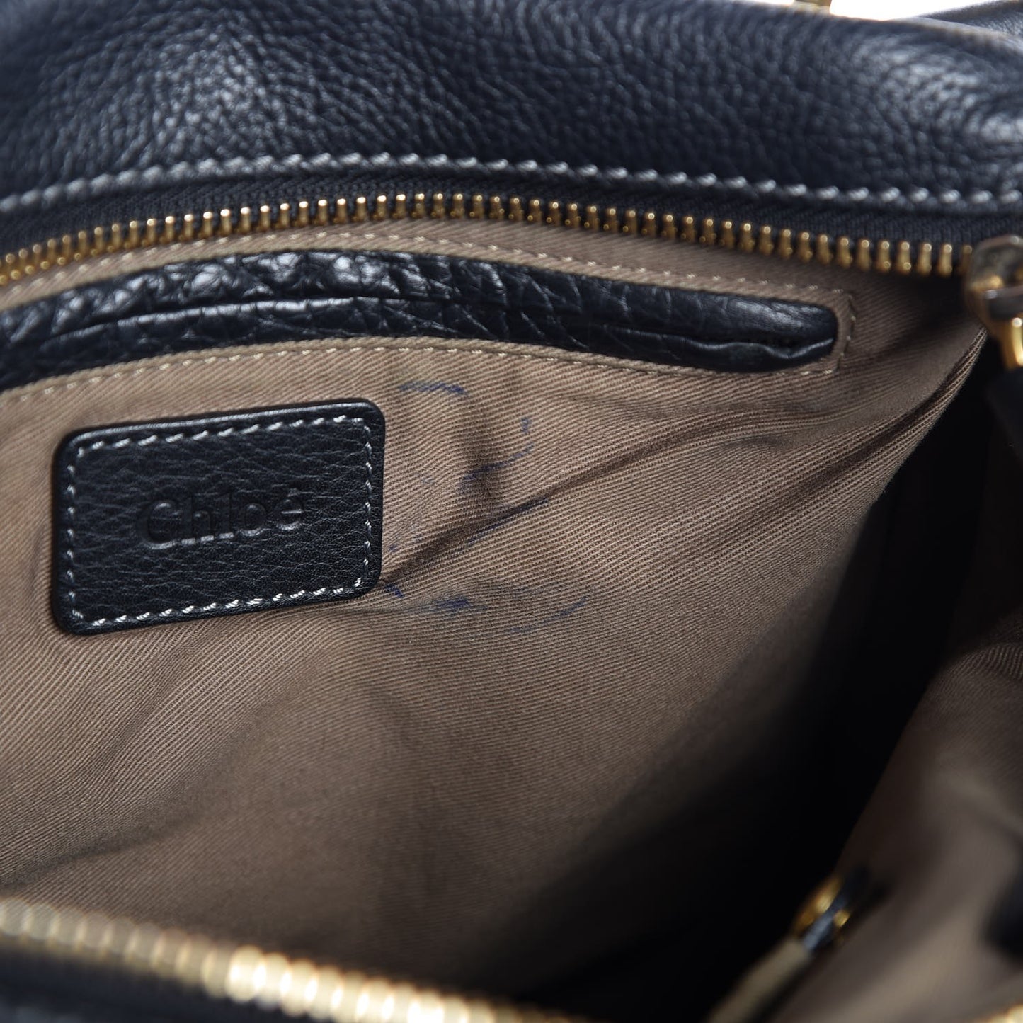 Calfskin Medium Marcie Satchel Black
