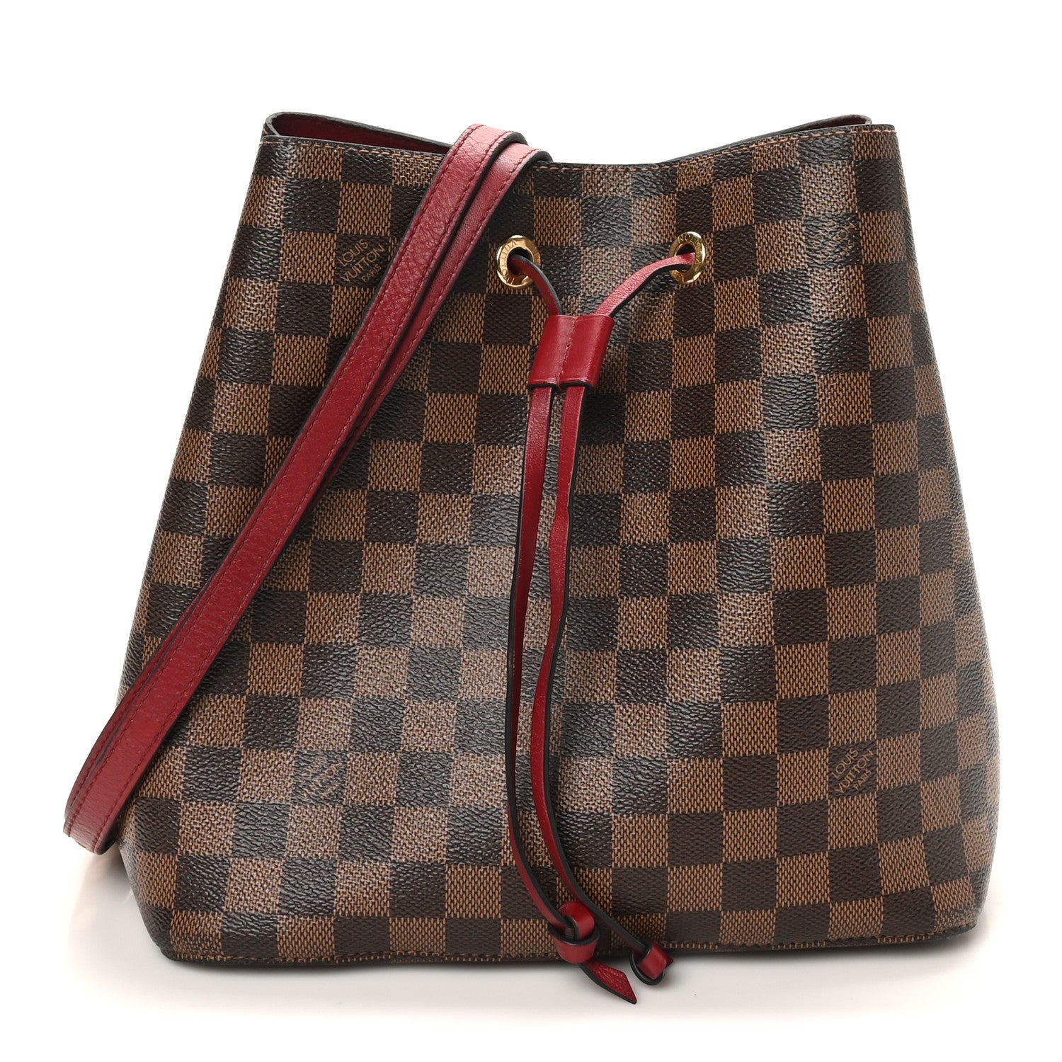 Louis Vuitton Damier Ebene Neonoe MM Cherry Berry 1 of 9