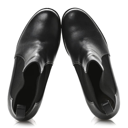Christian Louboutin Calfskin Marchacroche 70 Chelsea Boots 36 Black 2 of 9