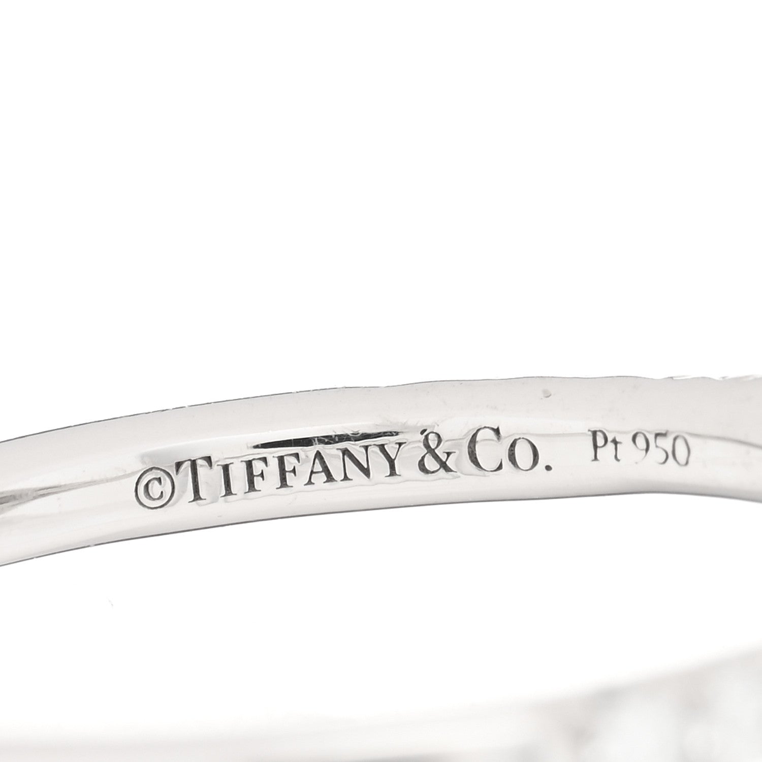 Tiffany Platinum Diamond .72ct Soleste Cushion Cut Double Halo Engagement Ring 55 7.25 4 of 4