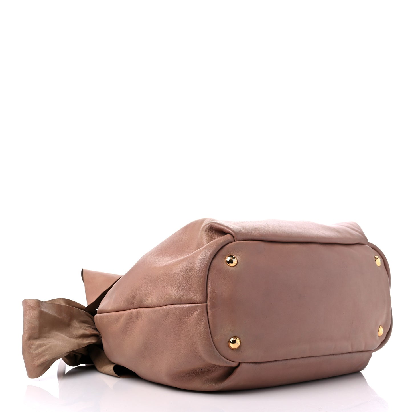 Nappa Bow Tote Tortora